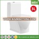 3 Litre Ceramic Toilet Water Saving China Manufacturer Sanitary Ware Toilet With Bidet Function Water Closet