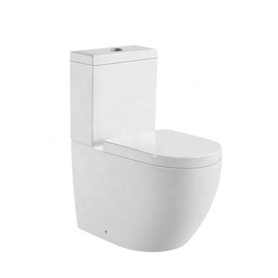 Watermark and European Standard Toilet Bathroom WC Two Piece Washdown Ceramic Toilet