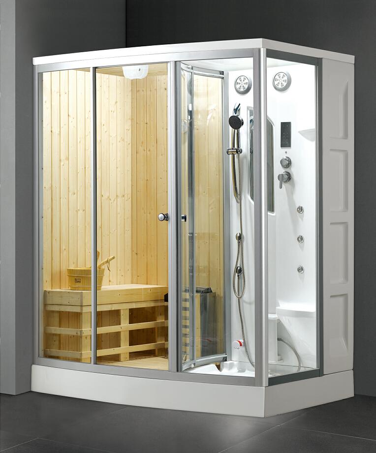 Multifunction dry and wet steam shower room Suana shower steam room