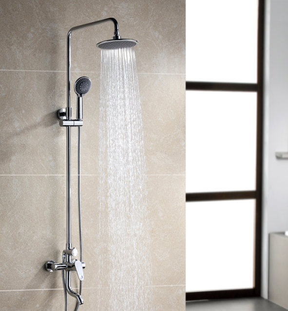 bathroom brass rain shower head shower